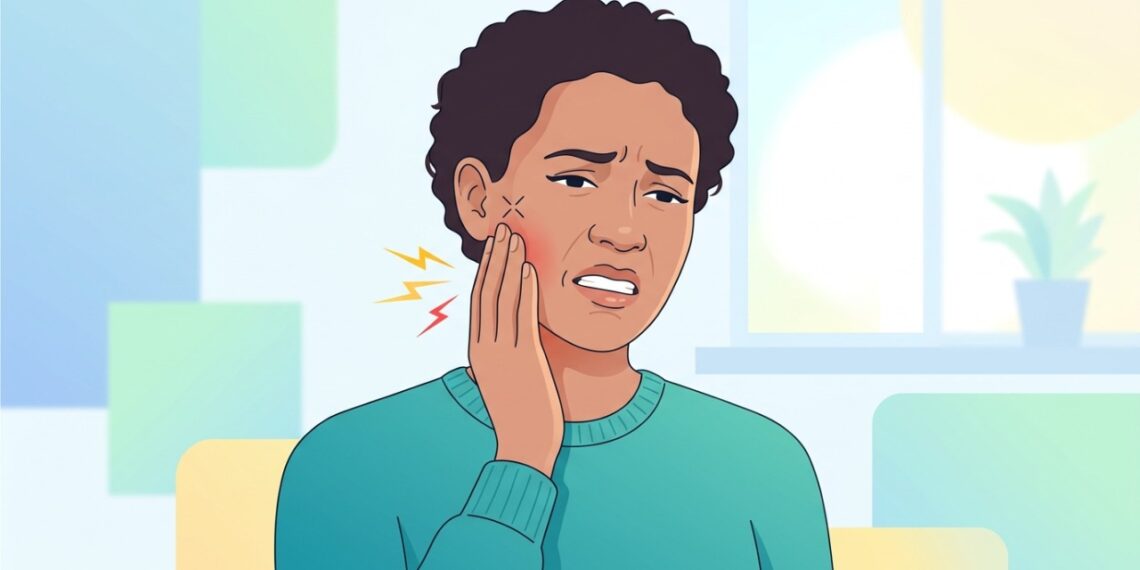 Estalo no maxilar com dor ou travamento pode indicar alteração na articulação temporomandibular.
