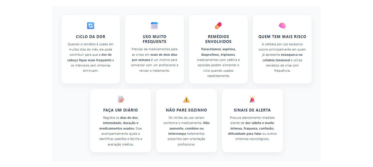 Dor de cabeça que volta após o analgésico: sinais de uso excessivo de medicamentos