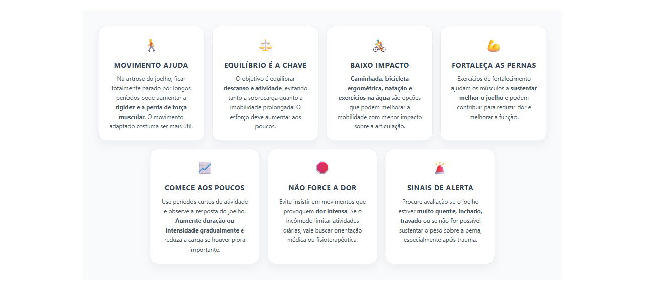 Dor no joelho ao subir escadas: movimentos que podem aliviar a artrose