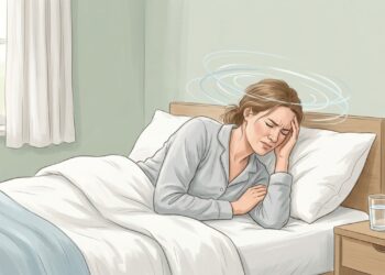 Tontura ao virar na cama pode estar relacionada à vertigem posicional paroxística benigna.