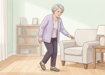 Tropeços frequentes podem indicar alterações de equilíbrio, força ou outros fatores de risco.