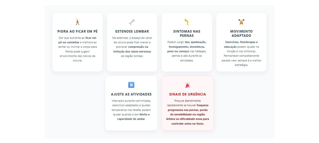 Dor nas costas que piora em pé: 6 sinais que podem indicar estenose lombar