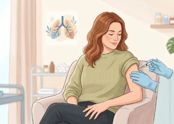 A vacina da gripe ajuda a prevenir complicações respiratórias, incluindo pneumonia associada à influenza.