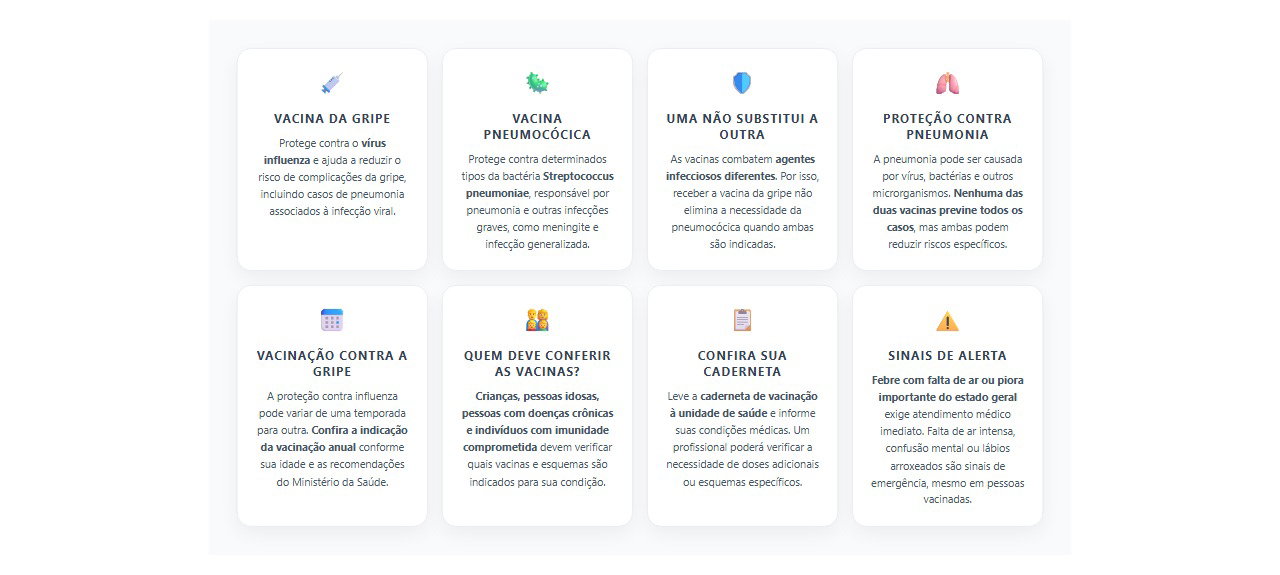 Vacina da gripe e pneumonia: 8 informações essenciais sobre a proteção HTML