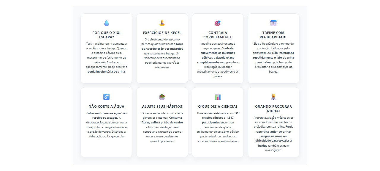 Xixi escapa ao tossir ou espirrar? 8 cuidados que ajudam a controlar a perda de urina