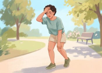 Dor de cabeça e suor intenso durante a caminhada podem ser sinais de mal-estar provocado pelo calor excessivo.