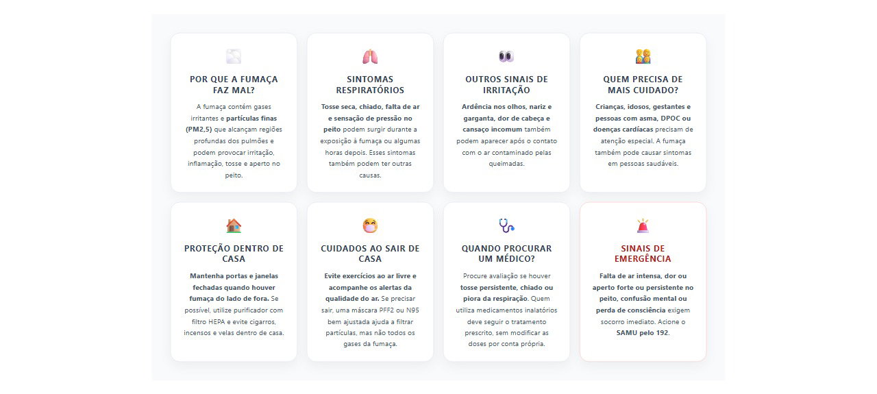 Fumaça de queimadas: 8 sinais de alerta e cuidados para proteger os pulmões