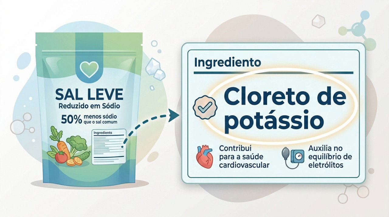O cloreto de potássio presente em algumas versões de sal light exige atenção de quem tem doença renal.