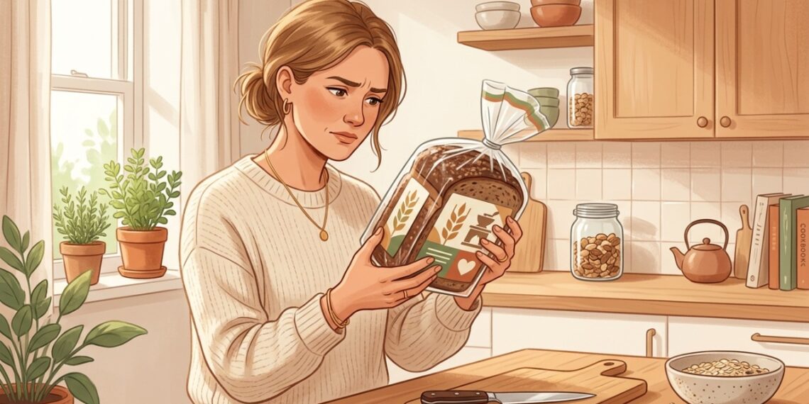 A cor escura do pão não garante que ele seja integral; é importante conferir as informações da embalagem.
