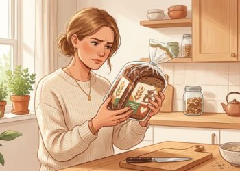 A cor escura do pão não garante que ele seja integral; é importante conferir as informações da embalagem.