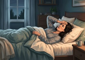 Insistir em dormir após acordar durante a madrugada pode aumentar a tensão e dificultar o retorno do sono.