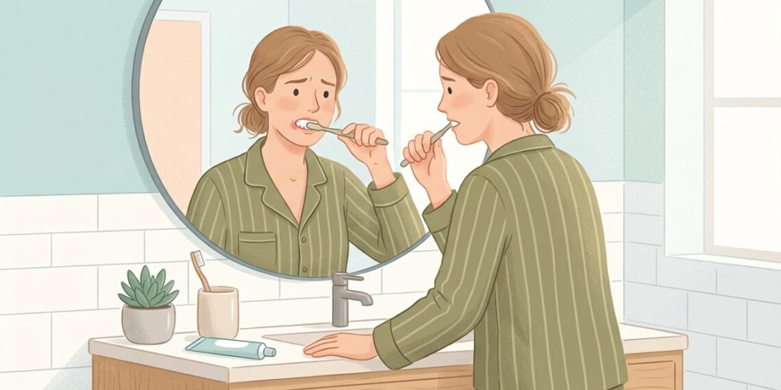 O sangramento da gengiva durante a escovação pode indicar inflamação, mesmo quando a escova é utilizada corretamente.