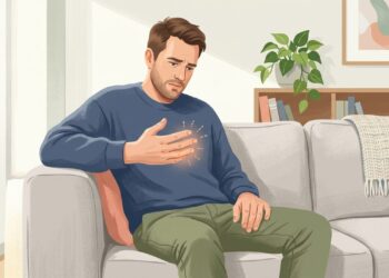 Apoiar o cotovelo por muito tempo pode comprimir o nervo ulnar e causar formigamento no dedo mínimo e no anelar.