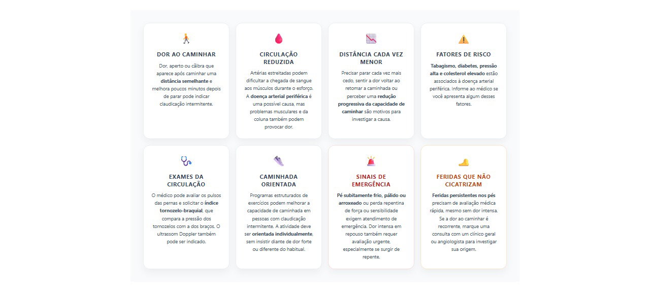 Dor na panturrilha ao caminhar: 8 sinais de alerta para a circulação
