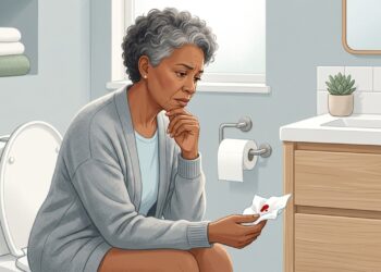 Mesmo uma pequena mancha de sangue após a menopausa merece avaliação ginecológica.