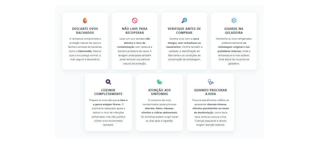 Ovo com casca rachada: 7 cuidados para evitar a contaminação por Salmonella