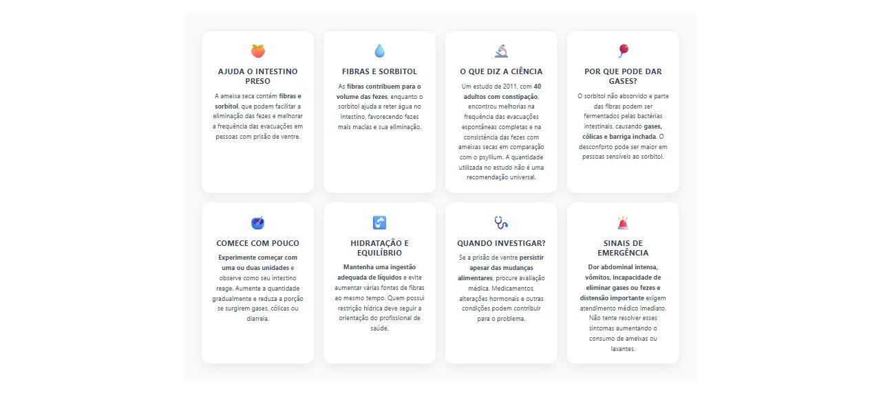 Ameixa seca para intestino preso: 8 benefícios e cuidados para evitar gases