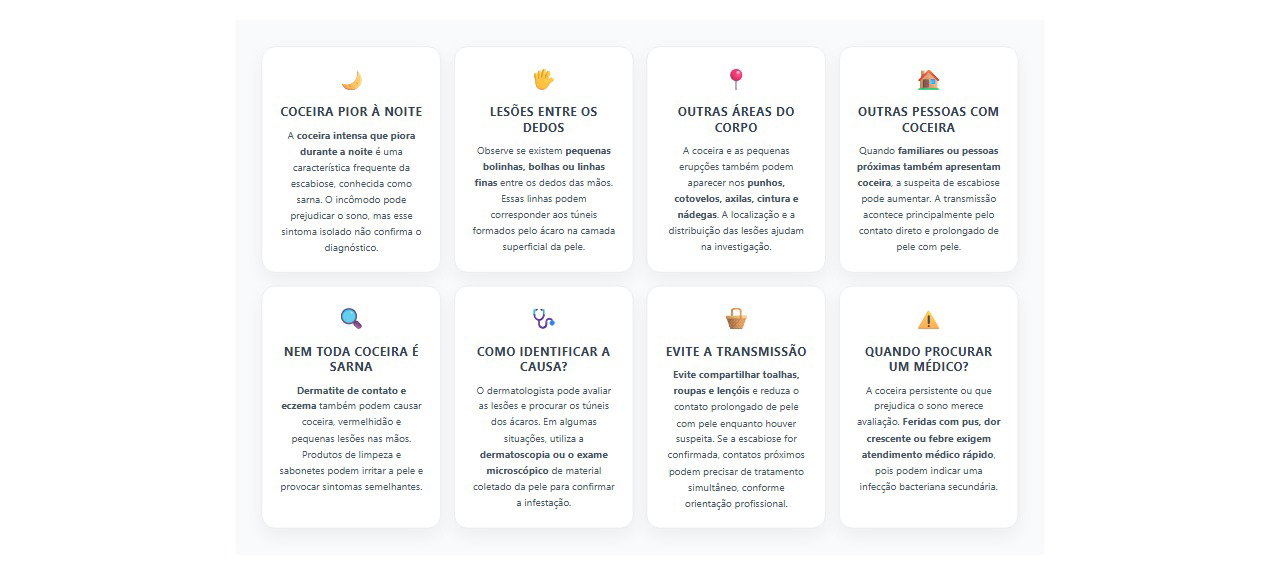 Coceira à noite e entre os dedos: 8 sinais de escabiose para observar