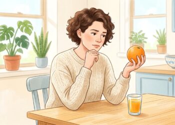 A laranja inteira preserva as fibras e facilita o controle das porções para quem tem diabetes.