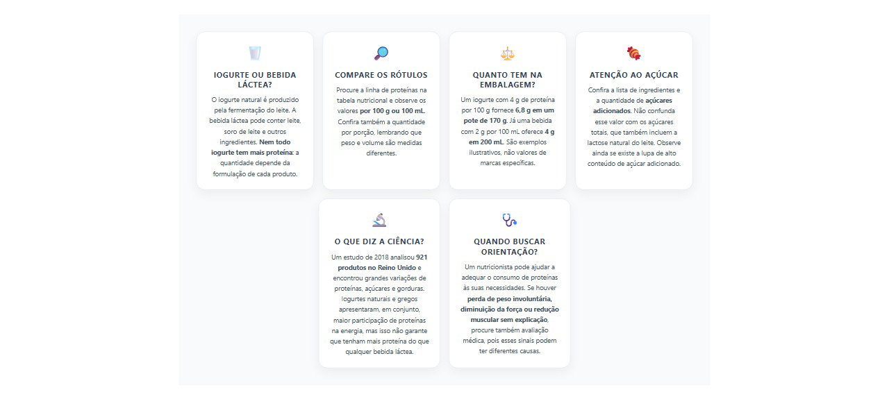 Iogurte natural ou bebida láctea: 6 dicas para descobrir qual tem mais proteína