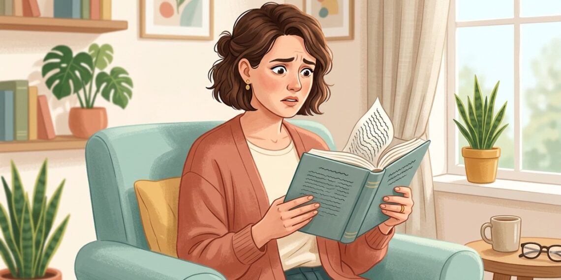 Enxergar linhas tortas durante a leitura pode indicar alterações na região central da retina.