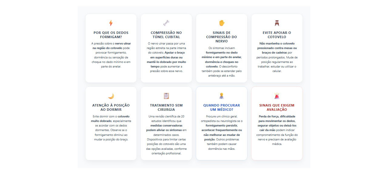 Dedo mínimo e anelar formigando: 8 sinais e cuidados com o nervo ulnar