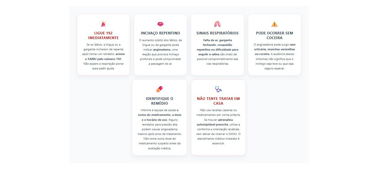 Lábios ou língua inchados após um remédio: 6 sinais e cuidados de emergência