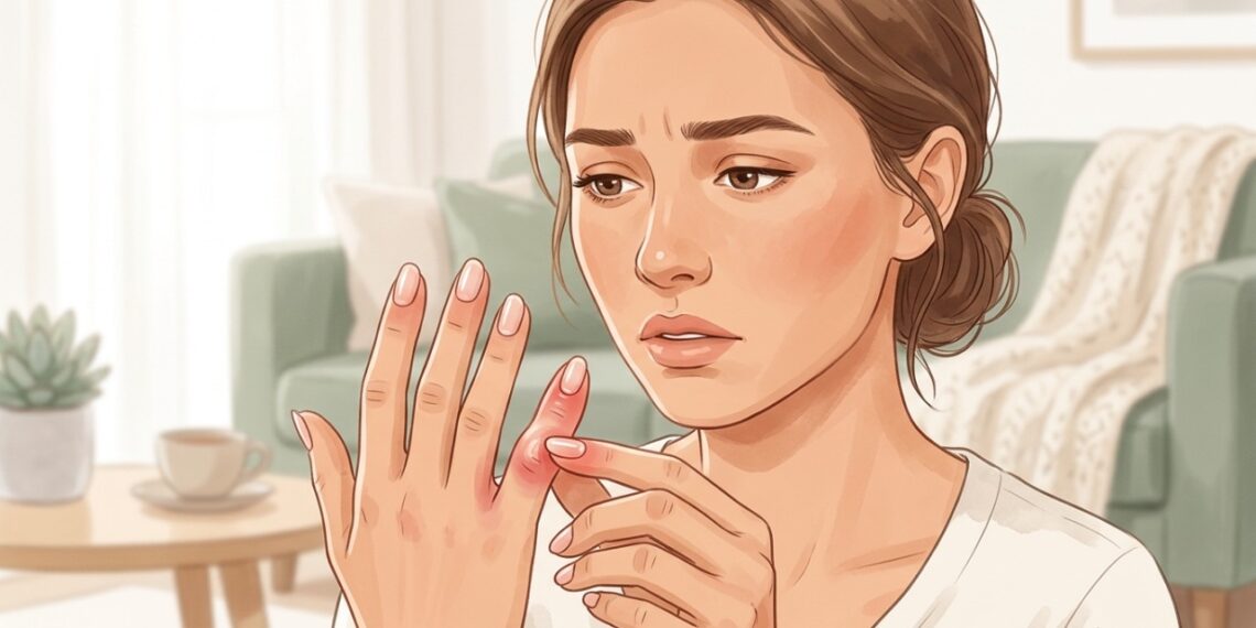 Canto da unha inchado após a manicure pode indicar inflamação e não deve ser espremido.