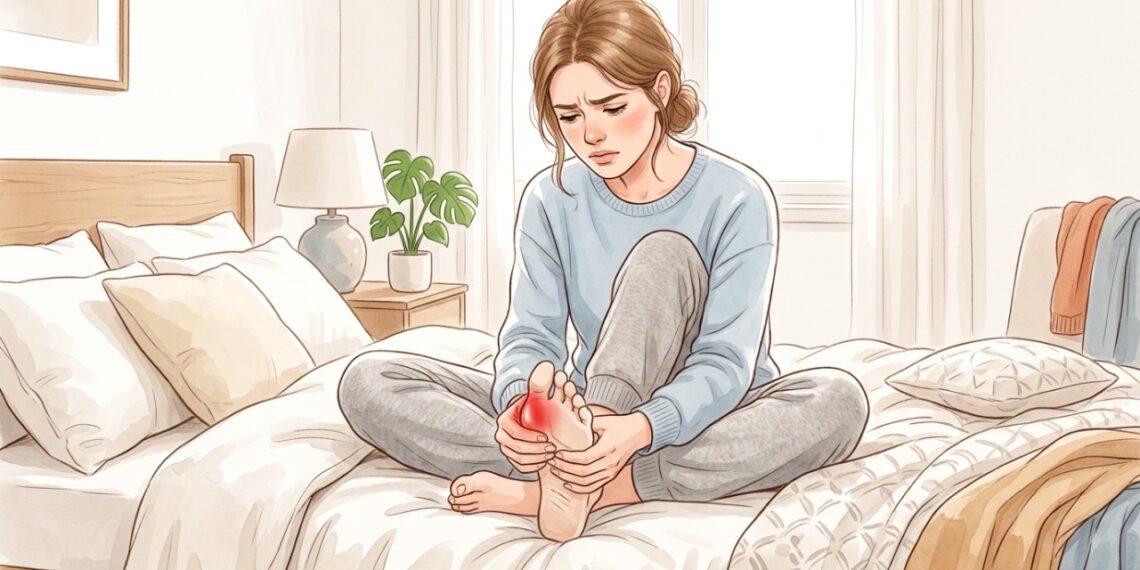 Dor súbita, calor e inchaço no dedão do pé podem indicar gota ou uma infecção articular.