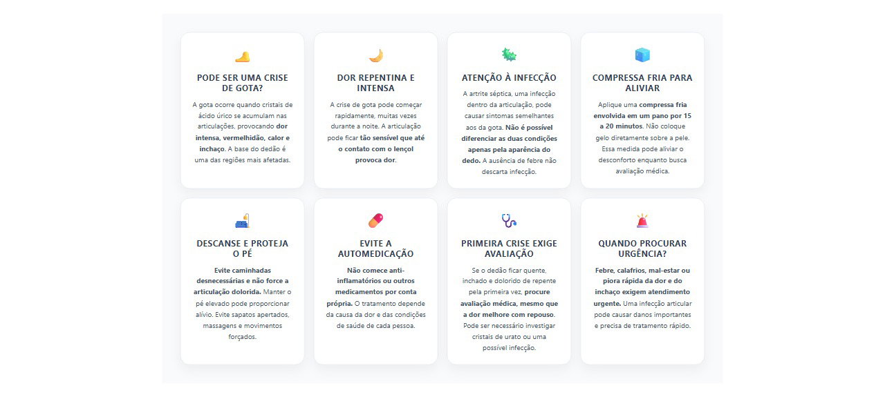 Dedão do pé quente e dolorido: 8 sinais e cuidados para identificar a urgência