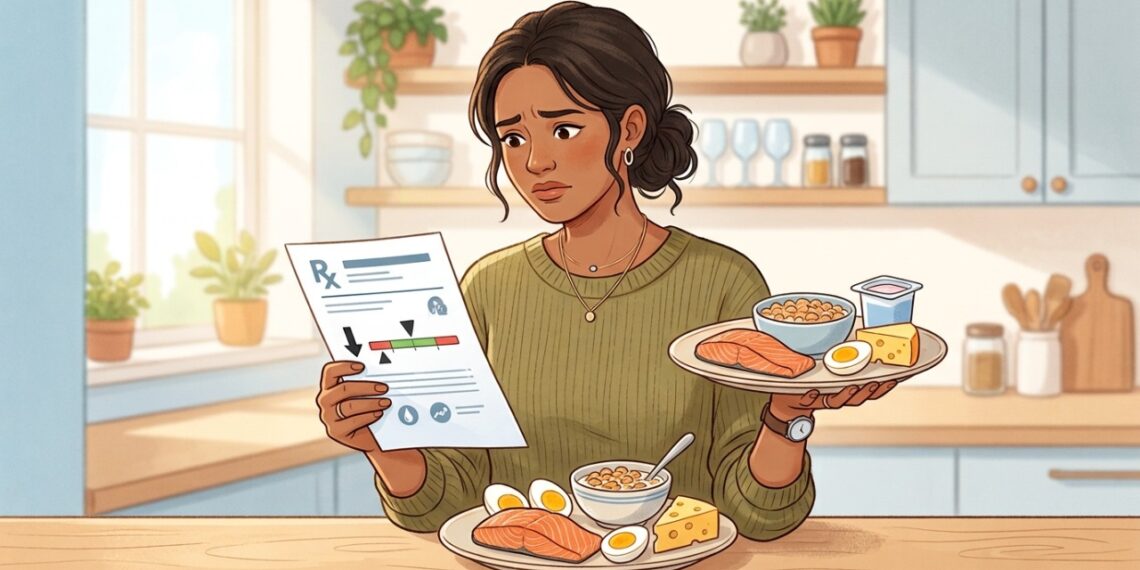 Vitamina B12 baixa pode estar relacionada à alimentação ou a dificuldades de absorção.
