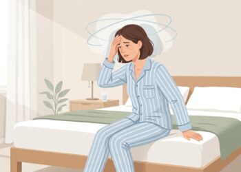 Tontura ao virar na cama pode estar relacionada a alterações do ouvido interno.