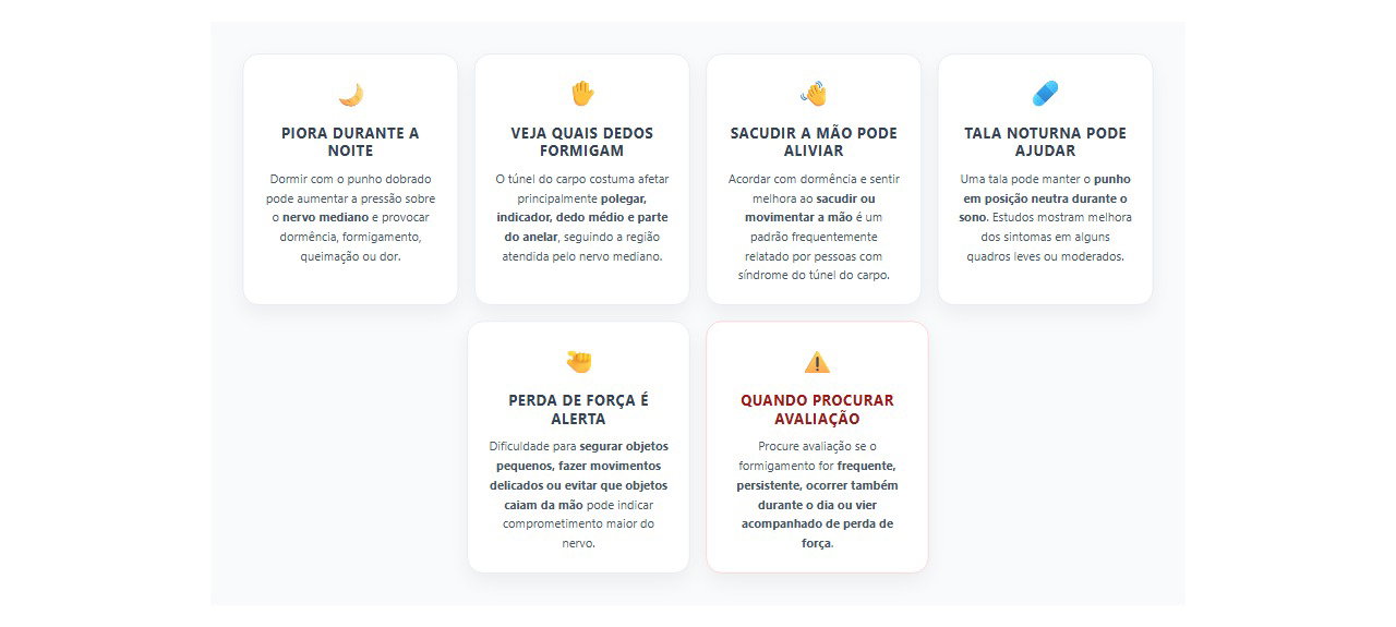Mão formigando à noite: 6 sinais de síndrome do túnel do carpo