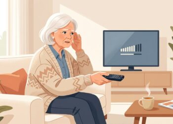 Precisar aumentar frequentemente o volume da TV pode ser um dos primeiros sinais de perda auditiva.