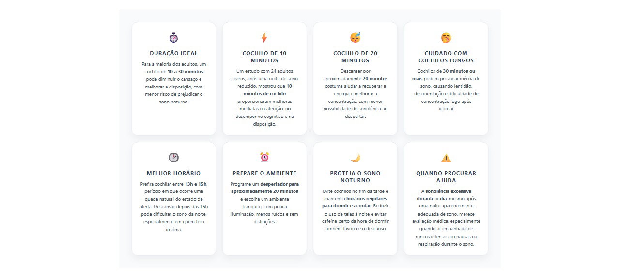 Cochilo depois do almoço: 8 dicas para descansar sem prejudicar o sono da noite