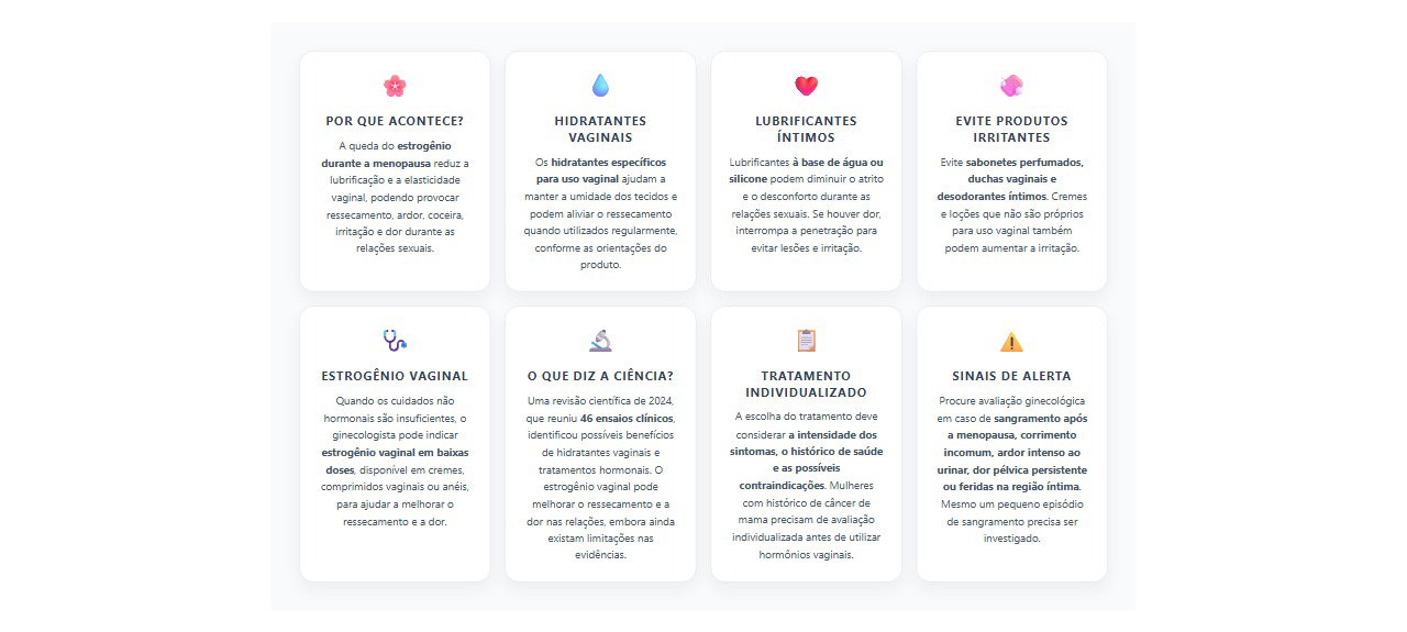 Ardor e ressecamento íntimo na menopausa: 8 cuidados e tratamentos que podem aliviar os sintomas
