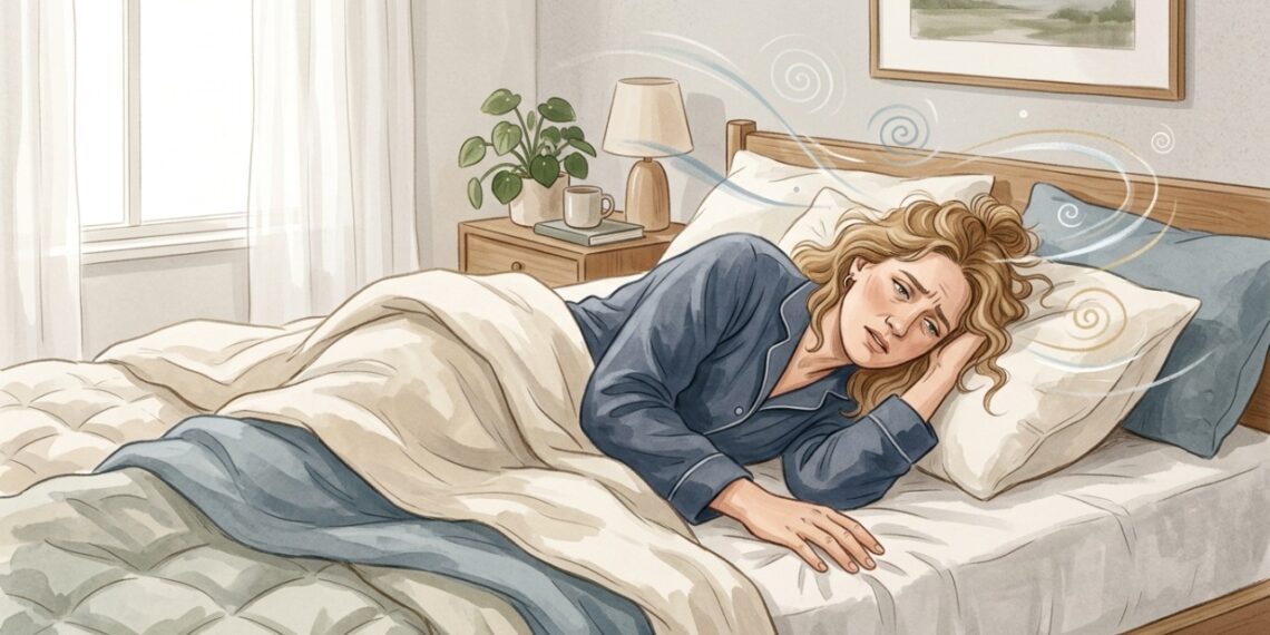 Tontura ao virar na cama e sensação de que o quarto está girando podem indicar vertigem posicional.