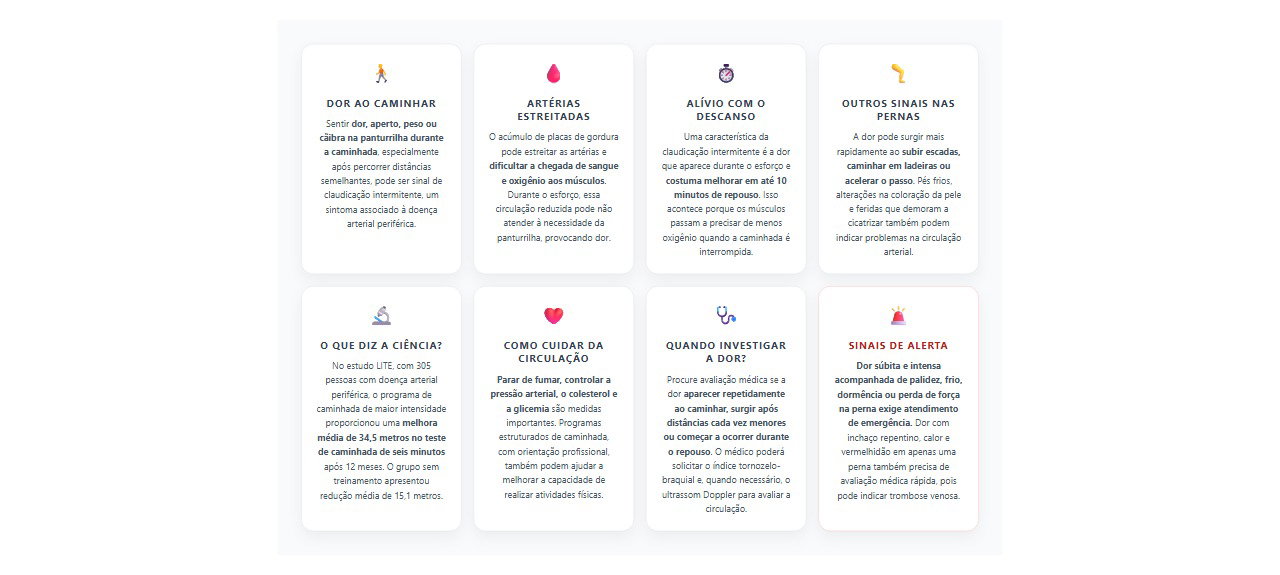Dor na panturrilha ao caminhar: 8 sinais, causas e cuidados para identificar problemas na circulação