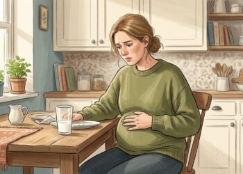 Barriga estufada após tomar leite pode ser um dos principais sinais de intolerância à lactose.