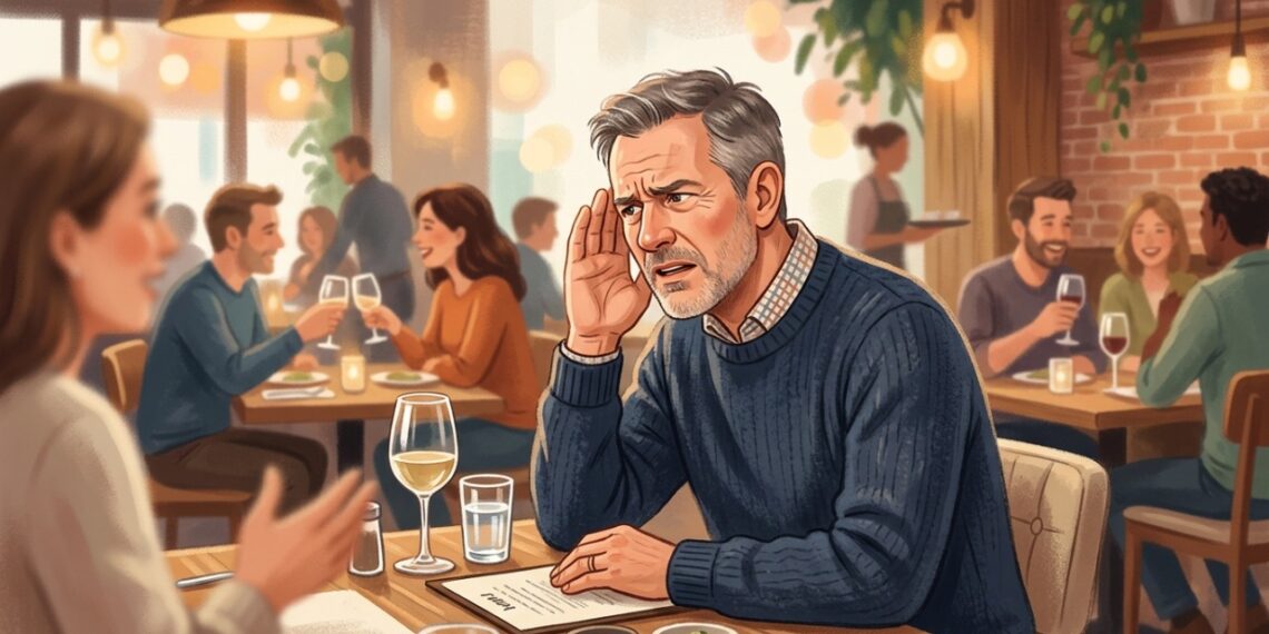 A dificuldade para entender conversas em restaurantes pode ser um dos primeiros sinais de perda auditiva.