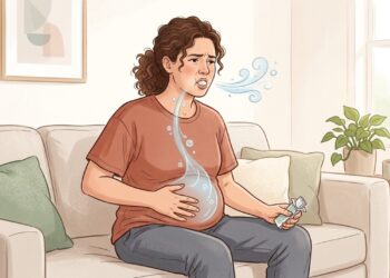 Mascar chiclete sem açúcar pode provocar gases e inchaço abdominal devido aos adoçantes e ao ar engolido durante a mastigação.