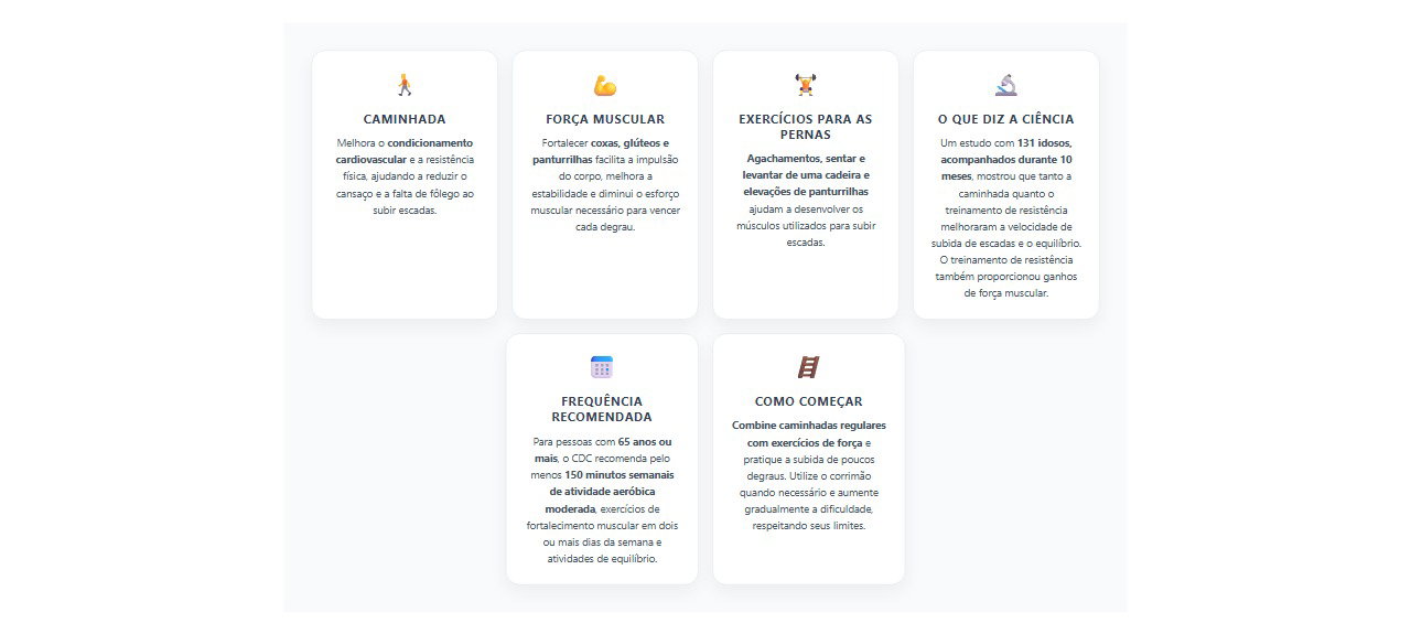 Caminhada ou musculação: 6 dicas para subir escadas com mais facilidade