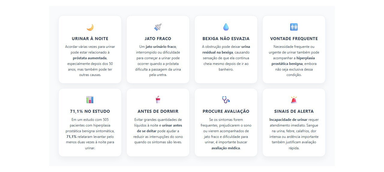 Sinais de próstata aumentada ao urinar depois dos 50