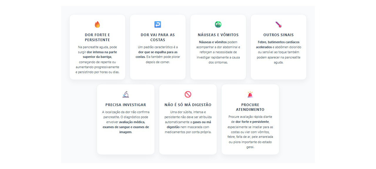 Dor na boca do estômago que vai para as costas: 7 sinais de alerta