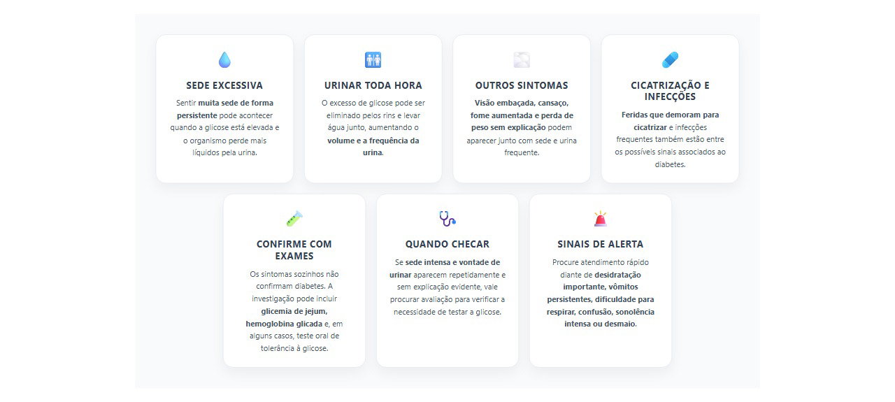 Muita sede e vontade de urinar: 7 sinais de que vale checar a glicose