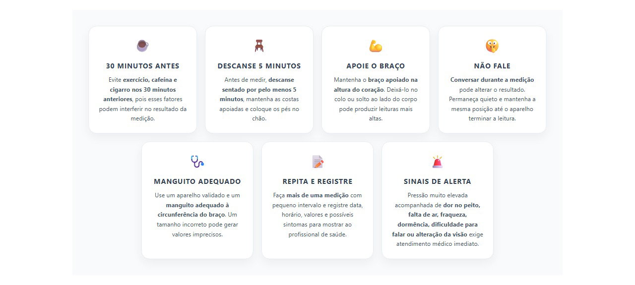 Pressão diferente em casa: 7 cuidados para medir corretamente