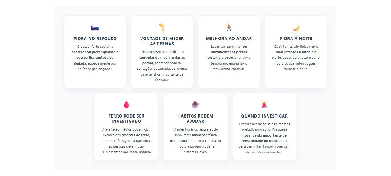Pernas inquietas: 7 sinais de que o formigamento à noite merece atenção