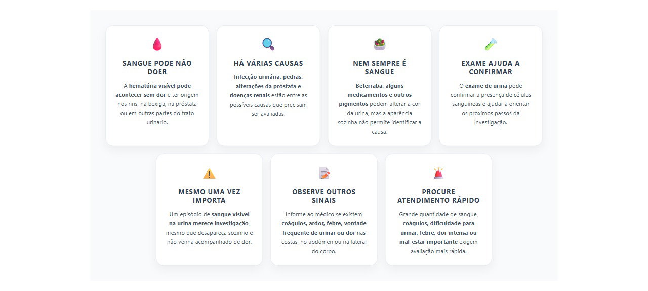 Urina rosa ou avermelhada sem dor: 7 sinais de que merece investigação