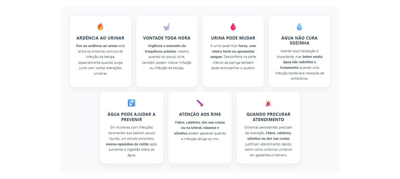 Infecção urinária: 7 sinais de que ardência e vontade frequente de urinar merecem atenção