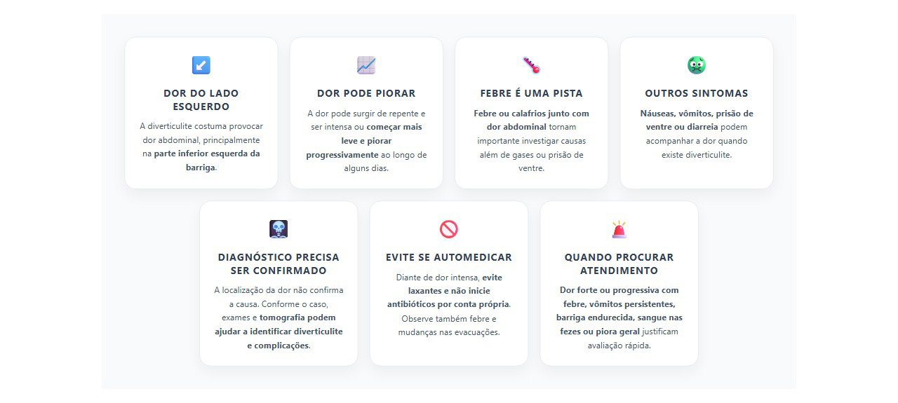 Dor do lado esquerdo da barriga: 7 sinais de que pode não ser só intestino preso